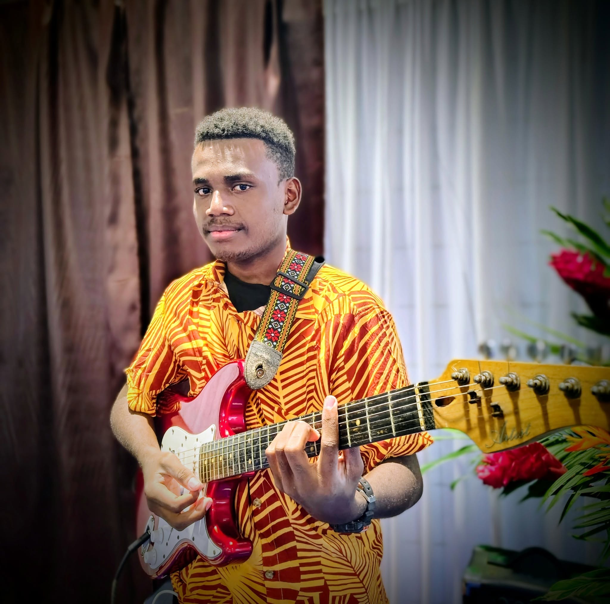 Raymond, Lead Guitarist with ISX Band